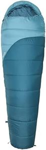 Mountain Warehouse Summit 250 Winter Sleeping Bag - Mummy Shape Petrol Blue Left Handed Zip - Long Length (215cm)