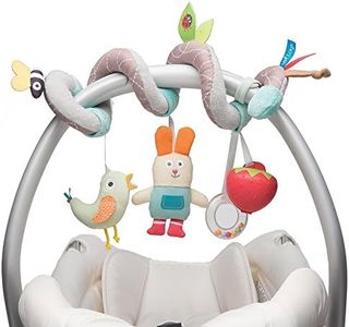 Taf Toys Garden Spiral | Baby’s Fun Accessory for Car Seat & Pram Etc, Hanging Rattling Toys, Easier Parenting, Keeps Your Baby Happy, Ideal Gift, Soother Strawberry Shape Case, for Easier Outdoors