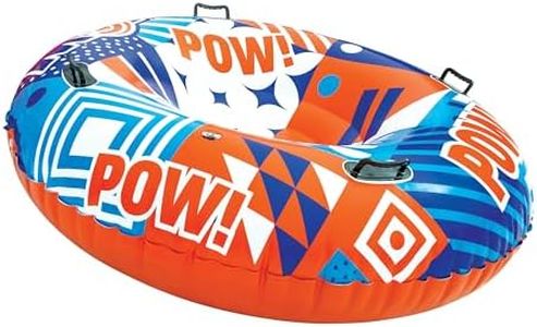 WOW Sports POW Snow Tube Heavy Duty PVC, 2-3 Person