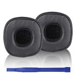 Aiivioll Replacement Ear Pads for Marshall Major III Headphones, Memory Foam and Protein Leather Bluetooth Headphone Ear Pads (Black)