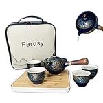 Farusy Kung Fu Tea Cup Set Rotatabl