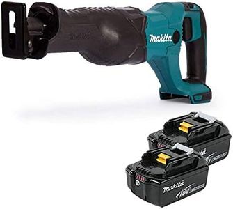 Makita DJR186Z 18V Cordless Reciprocating Saw with 2 x 5Ah Batteries