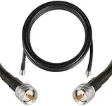 15ft PL259 to PL259 S-MR400 Low Loss Coax Extension Cable, GEMEK UHF M/M Jumper for CB Radio, Antenna Analyzer, WiFi, SWR Meter, Ham Radio, Short Wave Radio - HF, VHF, UHF (50 Ohm Not for TV)