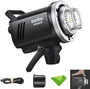 Godox MS200V 200W Strobe Flash GN53 5600K 0.1-1.8S Recycle Time 2.4G with LED Modeling Lamp LED Light Strobe Flash Monolight for Studio, Portrait, Commerce Photography, etc (MS200 Upgraded Version)