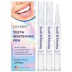 Teeth Whitening Pen 3 Pcs, Teeth whitening Gel Professionally Formulated, Teeth Whitening Essence Pen, Effective, Low Sensitivity, Mint Flavor.