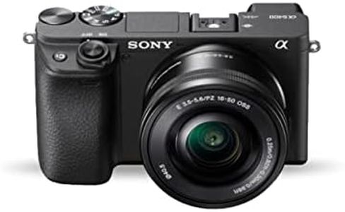 Sony Alpha ILCE-6400L 24.2MP Mirrorless Camera (Black) with 16-50mm Power Zoom Lens | APS-C Sensor | Real-Time Eye Auto Focus | 4K Vlogging Camera | Tiltable LCD - Black