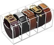 Belt Organizer Acrylic 5 Grid Belt 