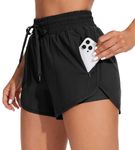 ATTRACO Swim Shorts Women Board Shorts Swimwear Bottom High Waisted Swim Shorts Ladies Beach Shorts Quick Dry Bikini Bottom S