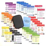 Nursing Notes 60 High Yield Pocket Nursing Reference Cards, Durable Plastic (3.5" x 5") - MedSurg, ICU/Critical Care, Pharmacology, OB/Peds - Waterproof full color reference book for nurses, CNA