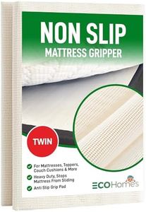 ECOHomes Non Slip Mattress Gripper Pad Stop Mattress, Keep Topper from Sliding - Anti Slip Grip Pads Holder Stop Couch Cushion, Sofa Cushions, Patio & Furniture to Prevent Sliding (Twin)