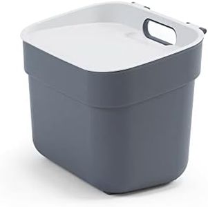 CURVER Ready to Collect - Cubo de basura de reciclaje de 5 L, color gris oscuro