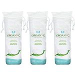 Organyc - 100% Organic Cotton Rounds - Biodegradable Cotton, Chemical Free, For Sensitive Skin (210 Count) - Daily Cosmetics. Beauty and Personal Care