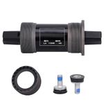 TULEBOLIAN Bicycle Bottom Bracket,Bb73-68-113mm,Quare Hole Axis,For Square Tapered Spindle Crank,With Waterproof Screws,For Mountain Bikes