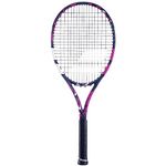 Babolat - Boost Aero Pink Tennis Racket for Adults - Lightweight Racket for Women - Strung and Graphite Frame for Lightness and Power when Playing - Size 2 - Colour: Grey/Pink