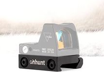 ohhunt Picatinny Mount for Red Dot Sight, Ruggedized Miniature for RMR and SRO