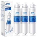 GOLDEN ICEPURE DW2042FR-09 Aqua Crystal Water Filter Replacement LG Daewoo DW2042FB, Kenmore 469130, Refrigerator 111.7304561, 60199-0006802-00, FRN-Y22D2V, FRN-Y22D2W, FRNY22F2VI, 3019986700 3pack