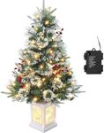 Prelit 3ft Artificial Christmas Tre