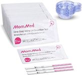 MomMed Ovulation Test Strips (LH60) with Free 60 Collection Cups, Reliable LH Surge Predictor OPK Kit, Accurately Track Ovulation Test, High Sensitivity Result for Women Home Testing