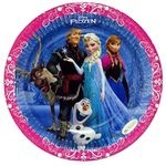 HiPPITY HOP The party collective Frozen Themed Disposable Paper Plates for Theme Party Table Ware (Pack of 10)