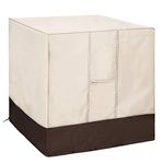 VATEEN Air Conditioner Cover for Outside Units, AC Cover for Outdoor Central Unit Heavy Duty Water-Resistant Design - Square Fits up to 24 x 24 x 30 Inches