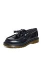 Dr. Martens Unisex Adrian Smooth Leather Tassel Loafers, Black, 7