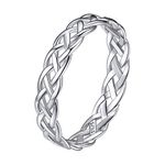 ChicSilver Silver Celtic Knot Eternity Rings for Women Unisex Women Thumb Ring Size 9