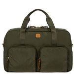 Bric's X-Bag/x-Travel 2.0 18 Inch Cargo Overnight Boarding Duffle W/Pockets Duffel, Olive One Size