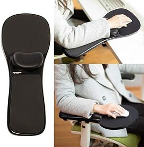 Upgrade Ergonomic Arm Rest Support Dual Purpose for Desk and Chairs, Armrest Mouse Pads Wrist Support, Gaming Wheelchair Covers for Elbows and Forearms Pressure Relief Office Computer Desk Extender