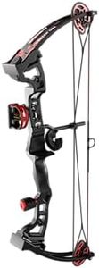 Barnett Vortex Lite G3 Youth Bow - 22-25in Draw Length, 18-29lb Hunting Compound Bow, Adjustable 60-70% Let Off, 3 Pin Fiber Optic Sight, Brush Retainer Rest, Fast Action Quiver, D Loop Installed