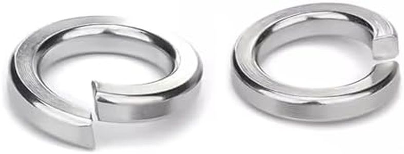 M8 Split Lock Washer, Stainless Steel Spring Lock Washers 18-8 (304), 100PCS