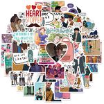 Heartstopper Stickers for Laptop(50 Pcs),Gift for Kids Teens Adults Girl,Heartstopper Waterproof Stickers for Water Bottle,Vinyl Stickers for Scrapbook,Journal,Dairy,Skateboard