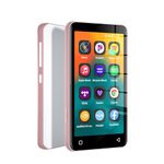 innioasis 80GB MP3 Player with Bluetooth and WiFi, MP3 Music Player with Spotify,Pandora,Audible,4" Touch Screen Android Bluetooth MP3 MP4 Player for Kids (Pink+White)
