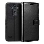 LG G3 D855 D850 D851 D852 Wallet Case, Premium PU Leather Magnetic Flip Case Cover with Card Holder and Kickstand for LG G3 D855 D850 D851 D852