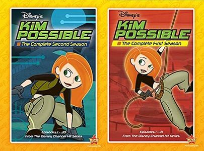 Kim Possible The Complete Series (First and Second Season) 6-DVD Set Disney Animated Bundle