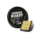 Sunday Roast Cheese Truckle (200g). A Delicious Cheddar Cheese That Has Been Inspired By The Flavours Of Sunday Roast Dinner! The Chuckling Cheese Company.