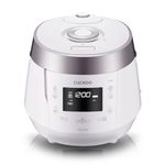 Cuckoo CRP-P1009SW | rice cooker 10 Cup Electric Heating Pressure Cooker & Warmer – 12 Built-in Programs, Glutinous (White), Mixed, Brown, GABA Rice, [1.8 liters]