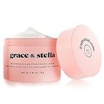 Eye Cream For Dark Circles, Bags And Puffiness - Vegan Under Eye Cream For Wrinkles - Anti Aging Eye Cream - Eye Repair Cream by grace and stella (Made in USA - 13g)