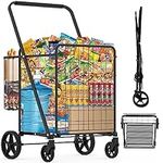 Jumbo Shopping Cart for Groceries, 