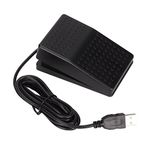 USB Foot Switch, Singal Pedal Footswitch One Key Control Program Computer Mouse Keyboard Ergonomic Foot Switch with 2m Cable for Playing Games, Photobooth, Transcription Key Settings etc.