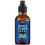 Breathe Shower Steamer Spray - Aromatherapy Mist - With 100% Pure Essential Oils - Soothes Sinus and Congestion - Promotes Comfortable Breathing- Experience Spa Luxury at Home