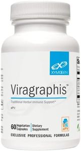 XYMOGEN Viragraphis - Powerful Short-Term Immune Health Support with Andrographis, Licorice Root + Indigowoad - Fast-Acting Cytokine Balance + Immune Support Supplement (60 Capsules)