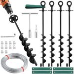 Ciyivak 18'' Ground Anchors Screw i