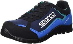 Sparco Unisex's Work Fire and Safety Boot, Nero Blu, US:6.5