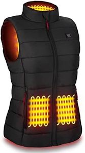 AGUG Heated Vest for Men/Women, Electric Heated Jacket Body Warmer Electric Heating Vest 3 Heating Levels,Battery Excluded