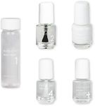 Dazzle Dry Mini Kit 4 Step System - White Lightning - A true stark white. Full coverage cream. (5 Piece Kit / 5 Manicures)