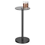 mDesign Glass Top Side/End Drink Ta