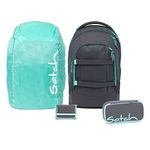 satch 4-Piece School Backpack Set Streetwalk Edition, Mint Phantom