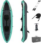 Bestway Hydro-Force 2-Person Ventura Elite Inflatable Kayak Set | Includes Kayak, 2 Aluminum Paddles, Hand Pump, 2 Fins and Carry Bag