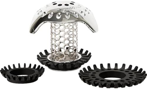 SinkShroom Ultra Revolutionary Bathroom Sink Drain Protector, Stainless Steel