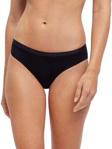 FALKE Women's Daily Climate Control Bikini Underwear, Black (Black 3000), L